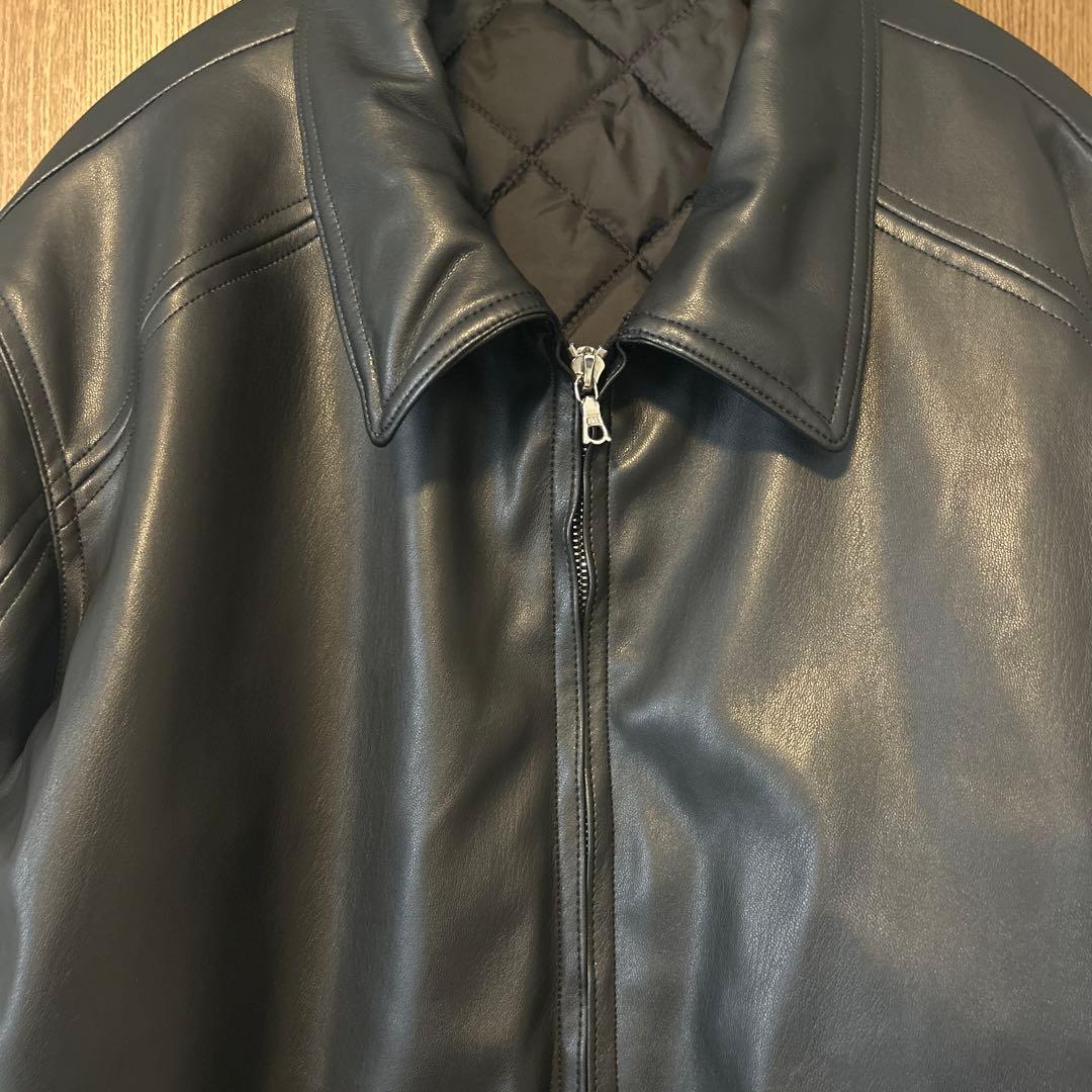 キ*タ様 sophnet フェイクレザーシングルライダースジャケット