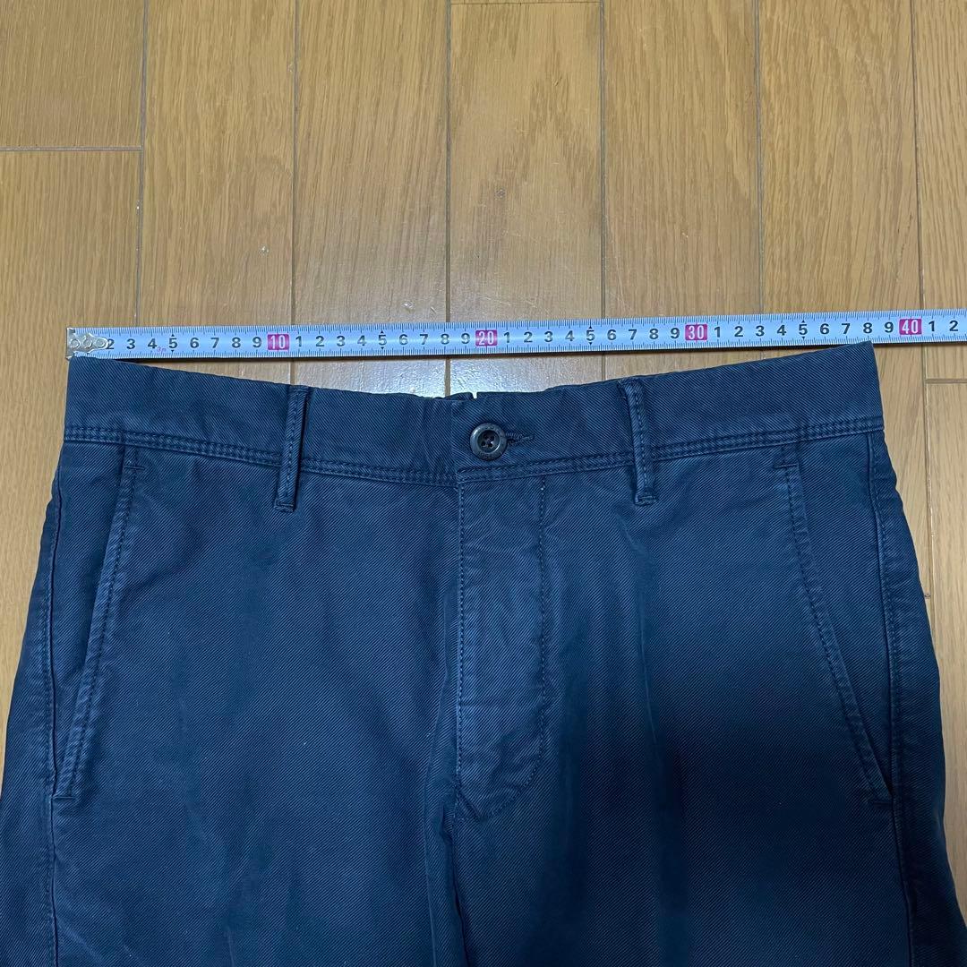 INCOTEX 100型 チノW29 ガーメントダイ ネイビー