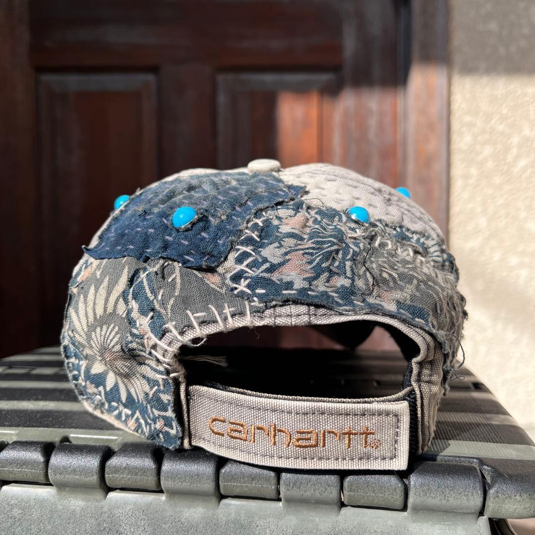 SASHIKO BORO CAP Carhartt 襤褸　カーハート　刺し子