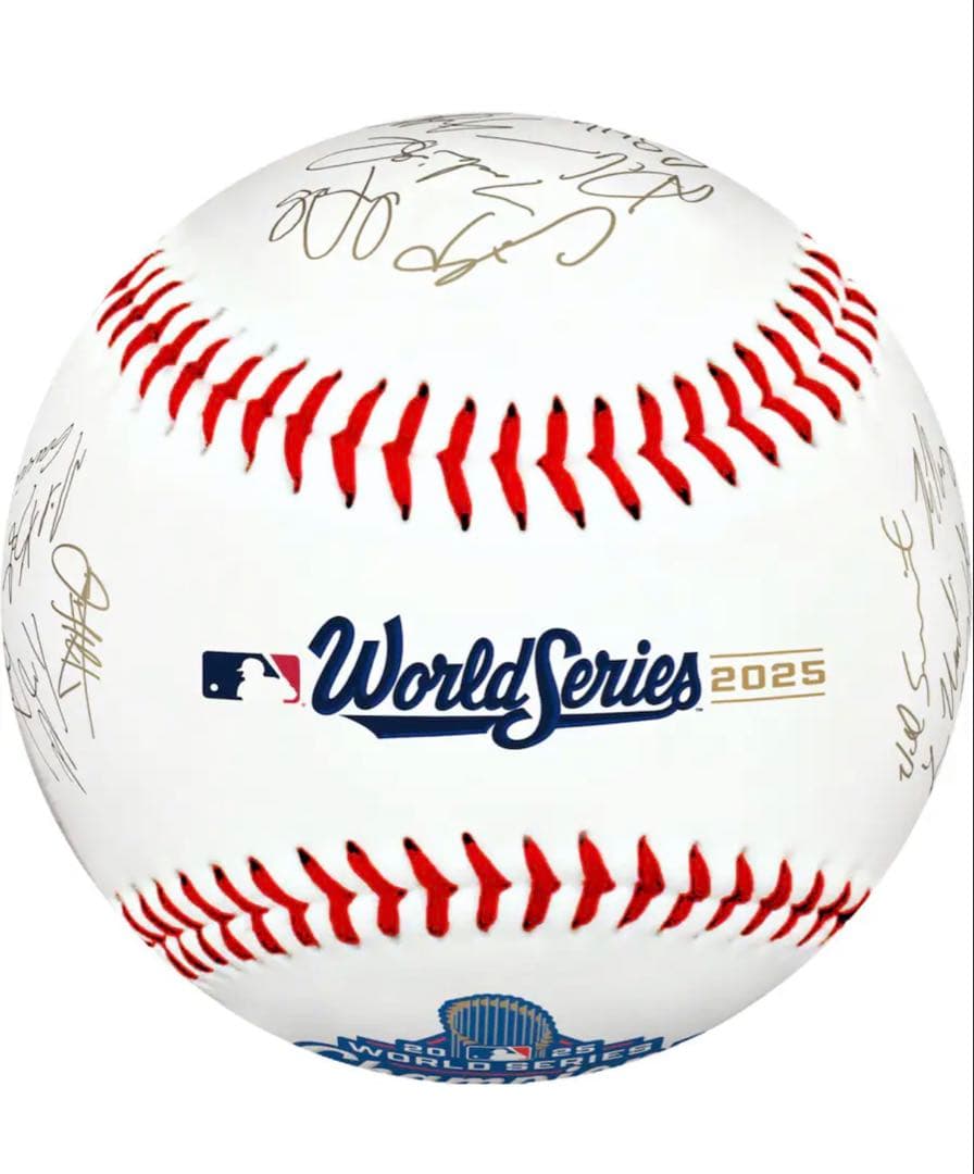 LAドジャース　2025年ワールドシリーズチャンピオン サインボール