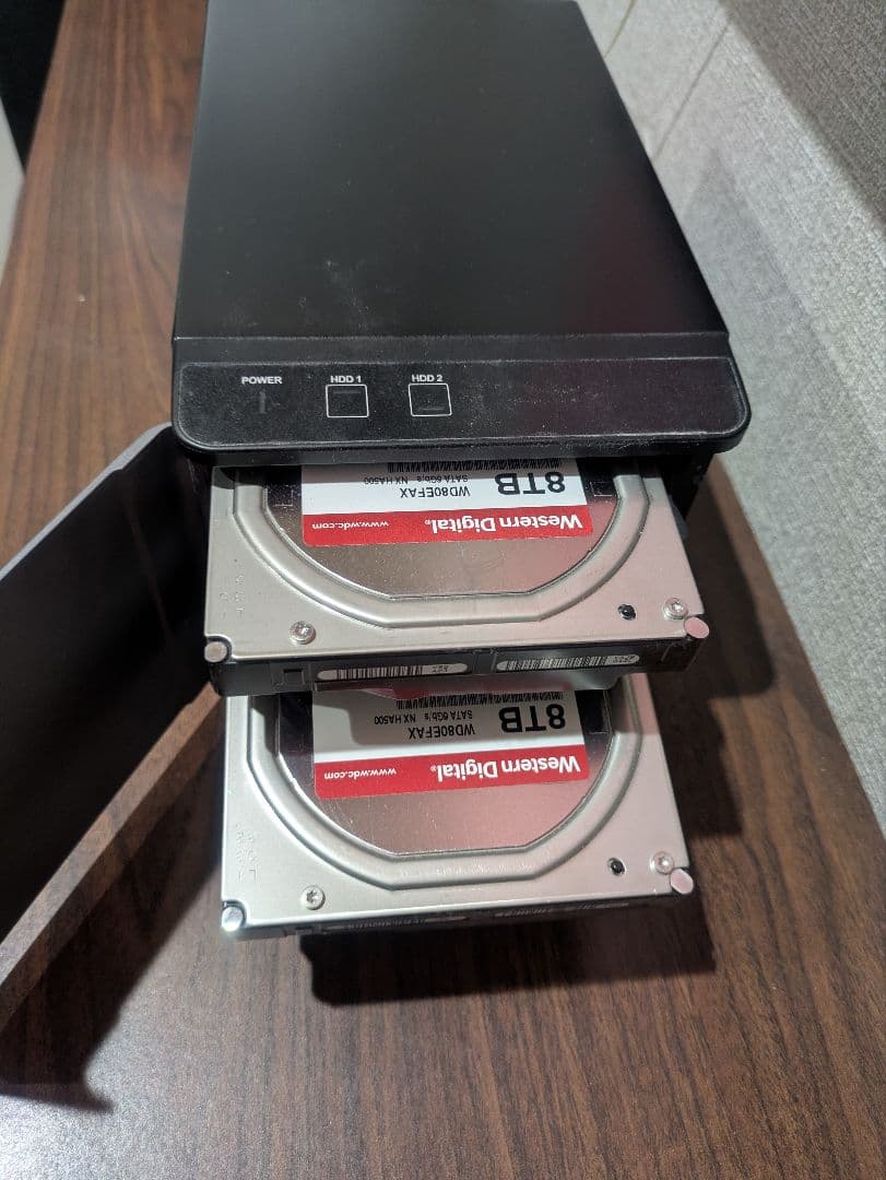 HDDケース＋HDD16T ジャンク品