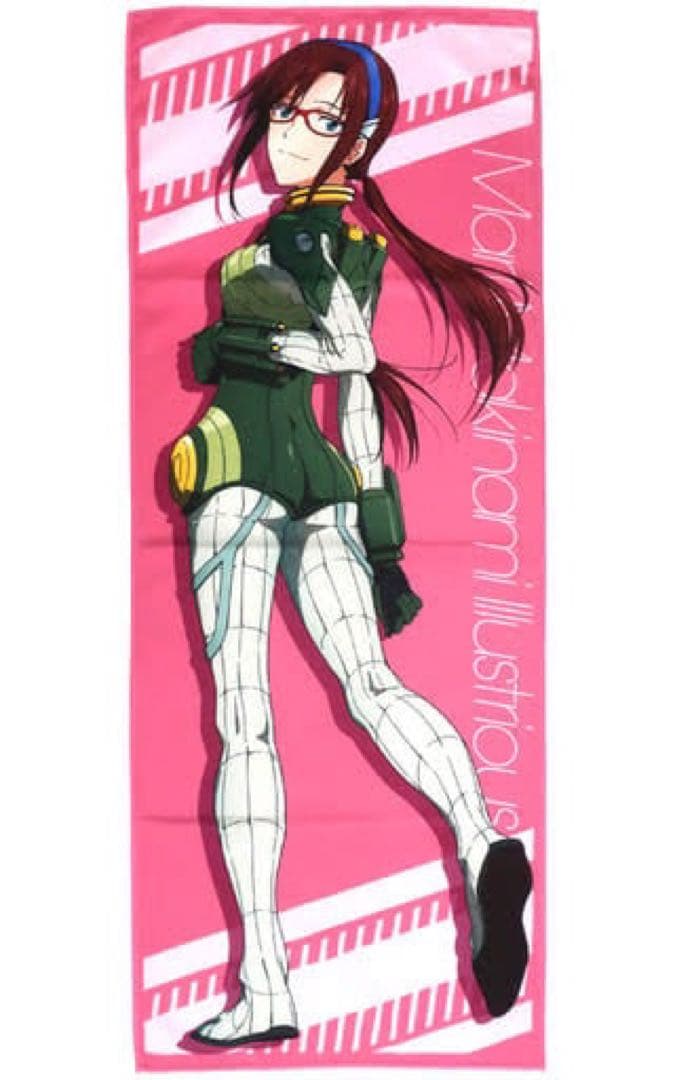 激レア　エヴァンゲリオン　ビジュアルアートタオル　真希波・マリ・イラストリアス