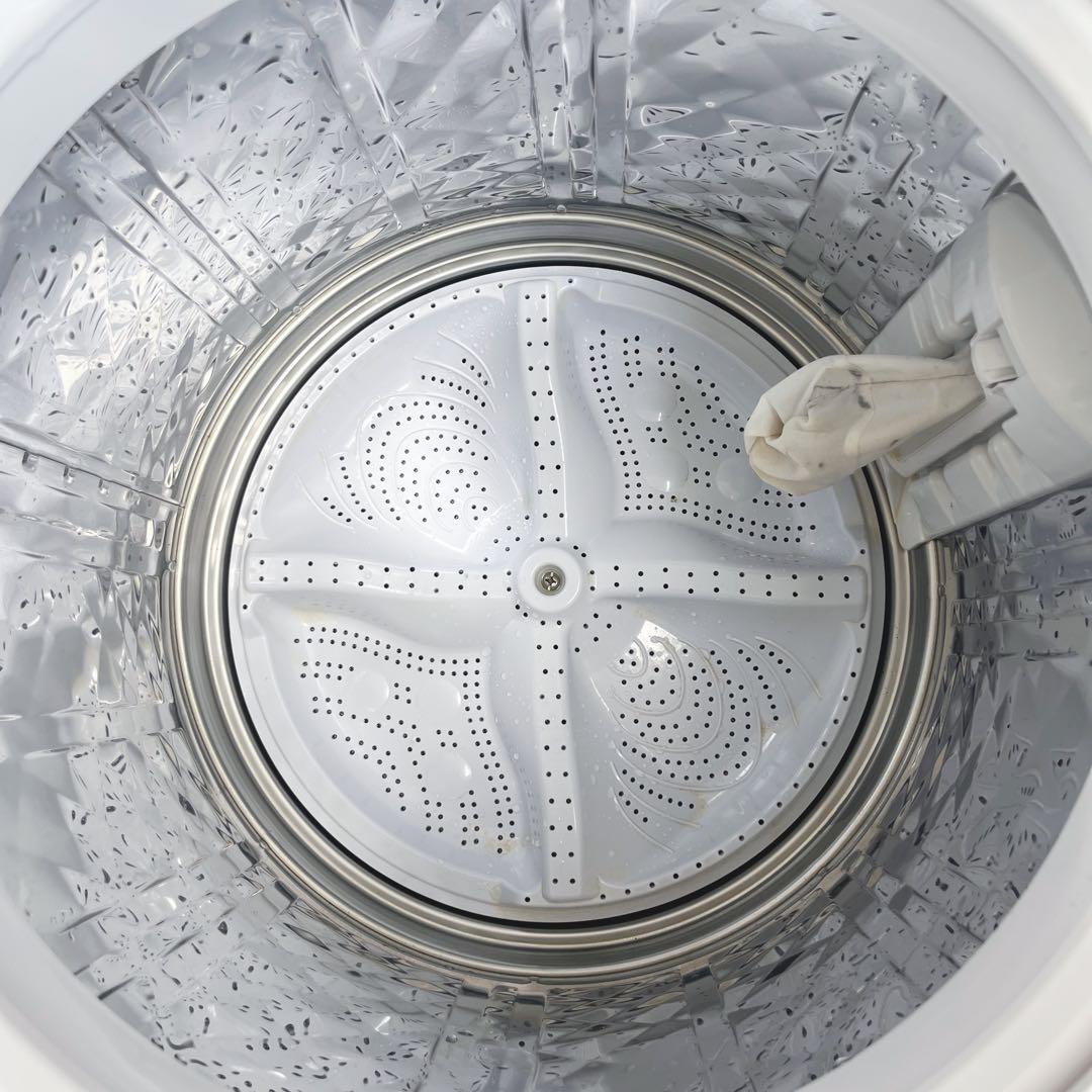 184取付無料！完動品！SHARPインバーター搭載 パステルピンク7kg洗濯機