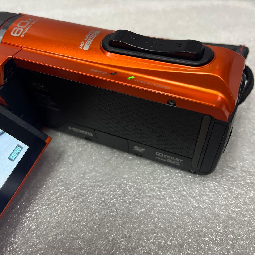 JVC Everio GZ-R300-D オレンジ動作OK SDカード付き
