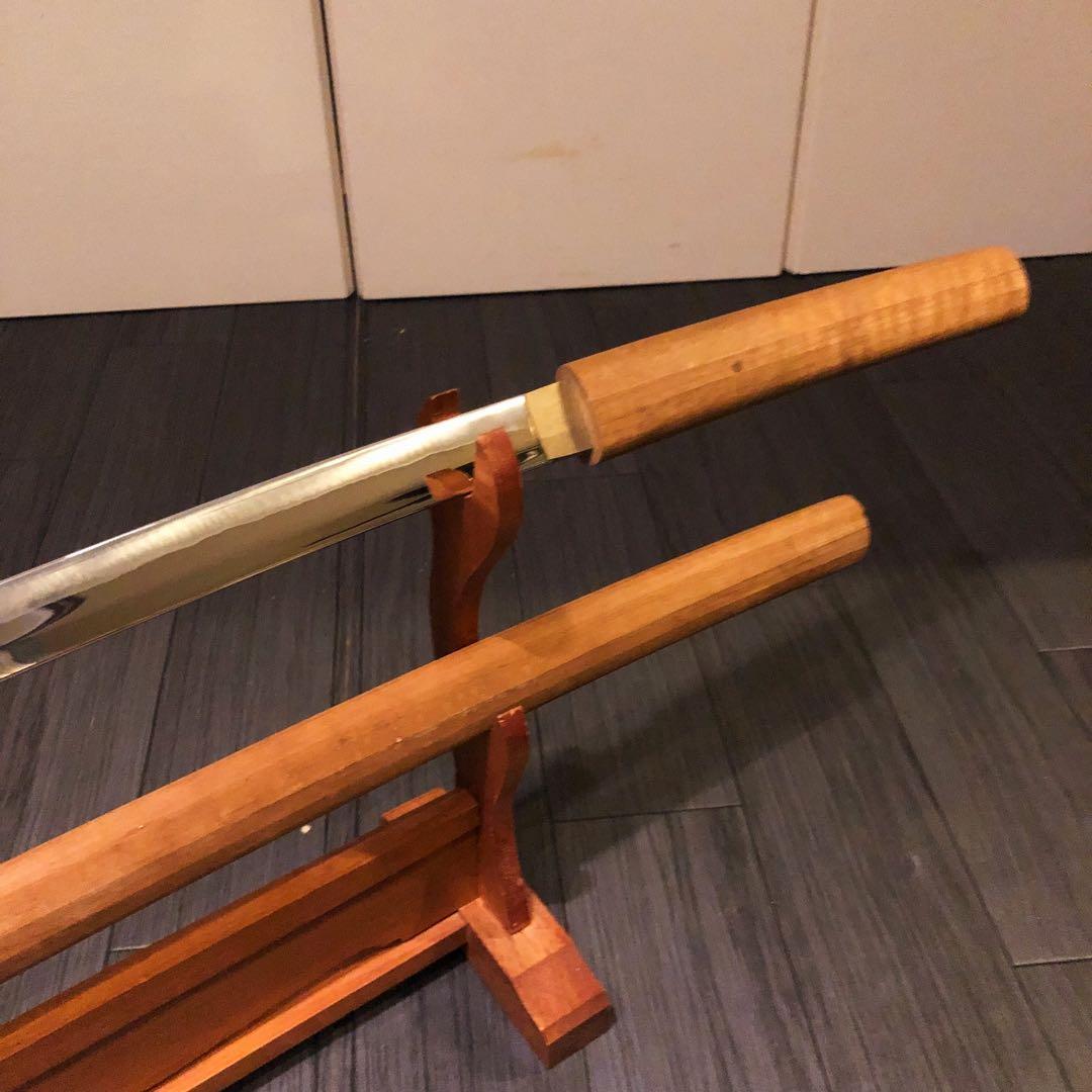 高級模造刀 高級居合刀　白鞘 合金製 長脇差　太刀　段平