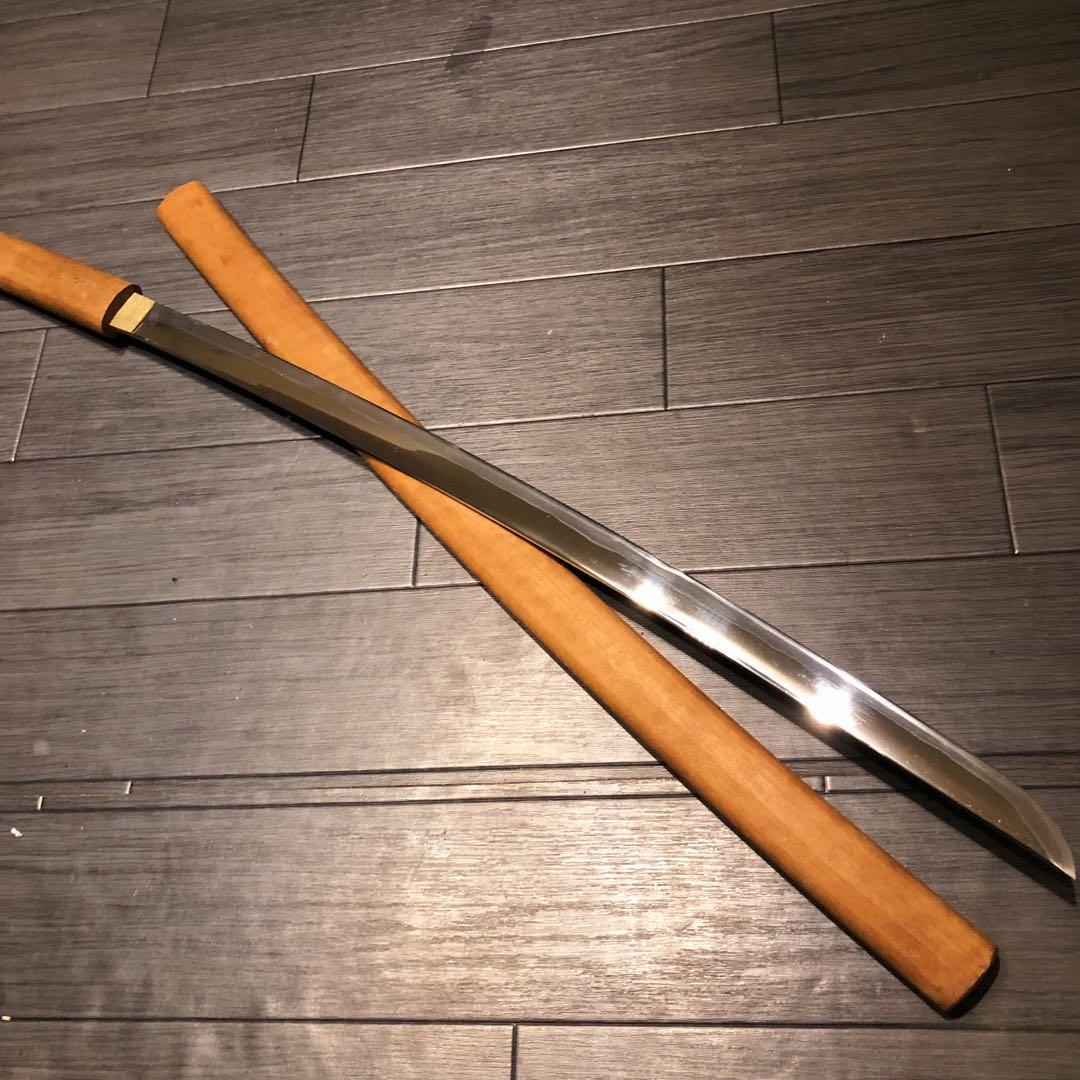 高級模造刀 高級居合刀　白鞘 合金製 長脇差　太刀　段平