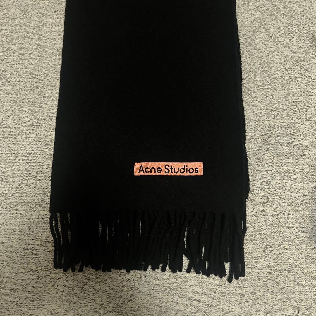 acne studios フリンジウールスカーフ マフラー