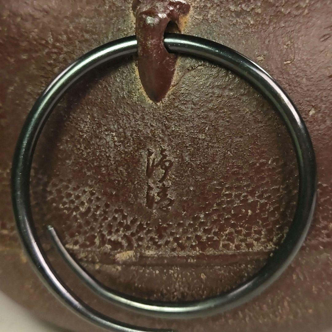 ウ238 茶釜『釜師　佐藤浄清造』『芦屋写浜松地紋　真形釜　共箱』鉄釜　茶道具