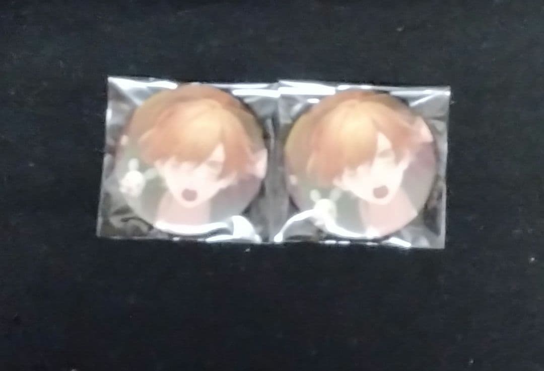 オラソワ　缶バッチ　縁、時貞