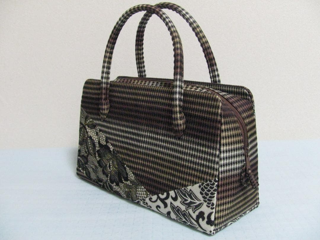 新同★銀座 ぜん屋 ボストン型バッグ 利休バッグ 和装バッグ