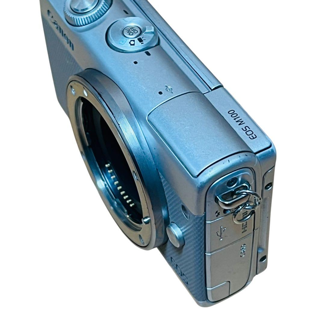 Canon EOS M100 シルバー　ジャンク　充電器付属