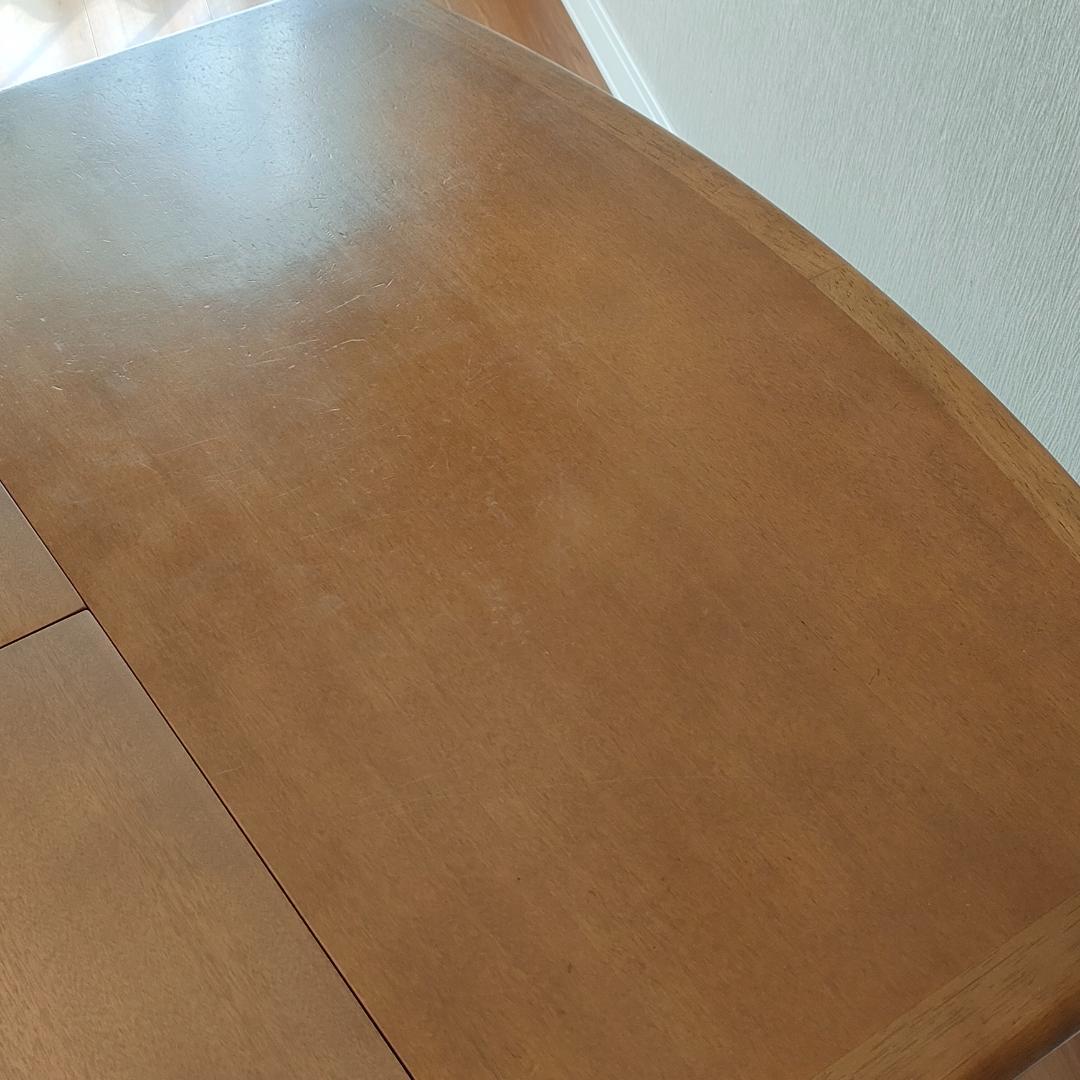 マルニ木工　伸長式　ダイニングテーブルセット　椅子2脚付き