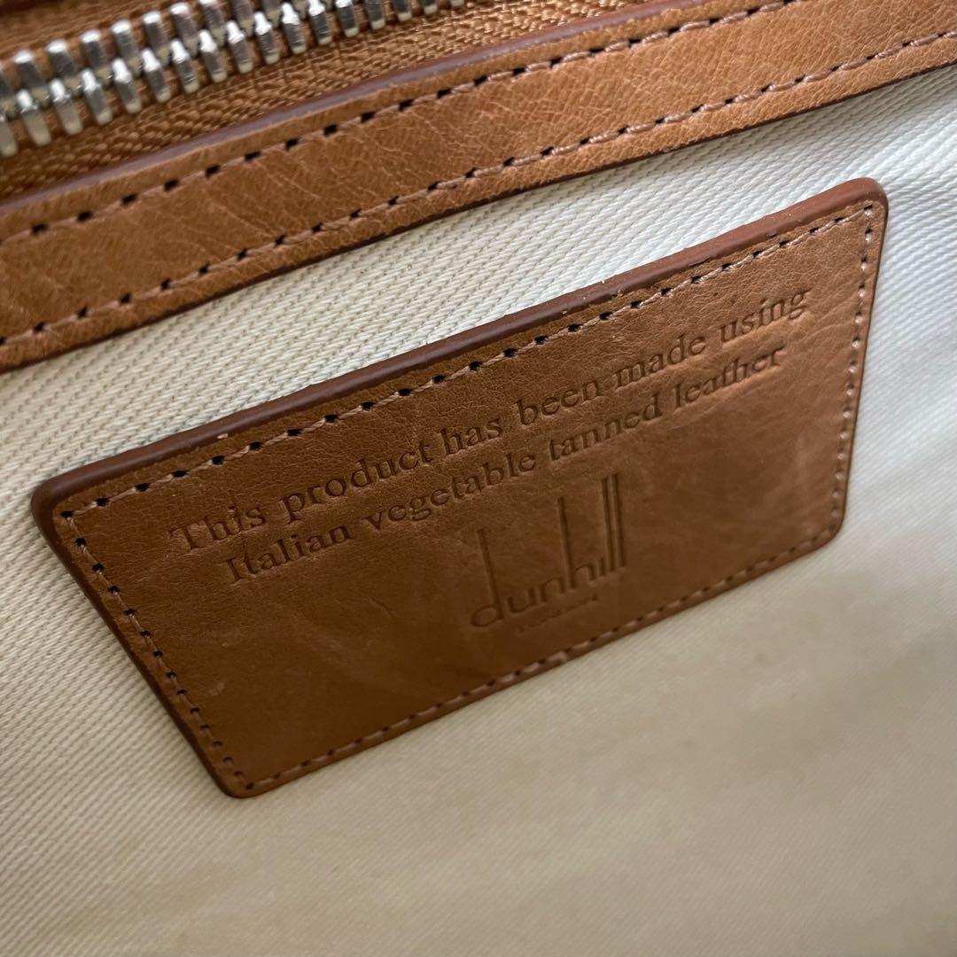 ダンヒル　ビジネスバッグ　ブリーフケース　キャメル　レザー　L3J381T