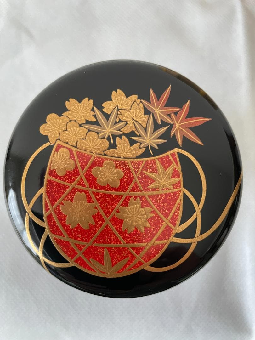 茶道具　中村恭蔵作　花篭　大棗