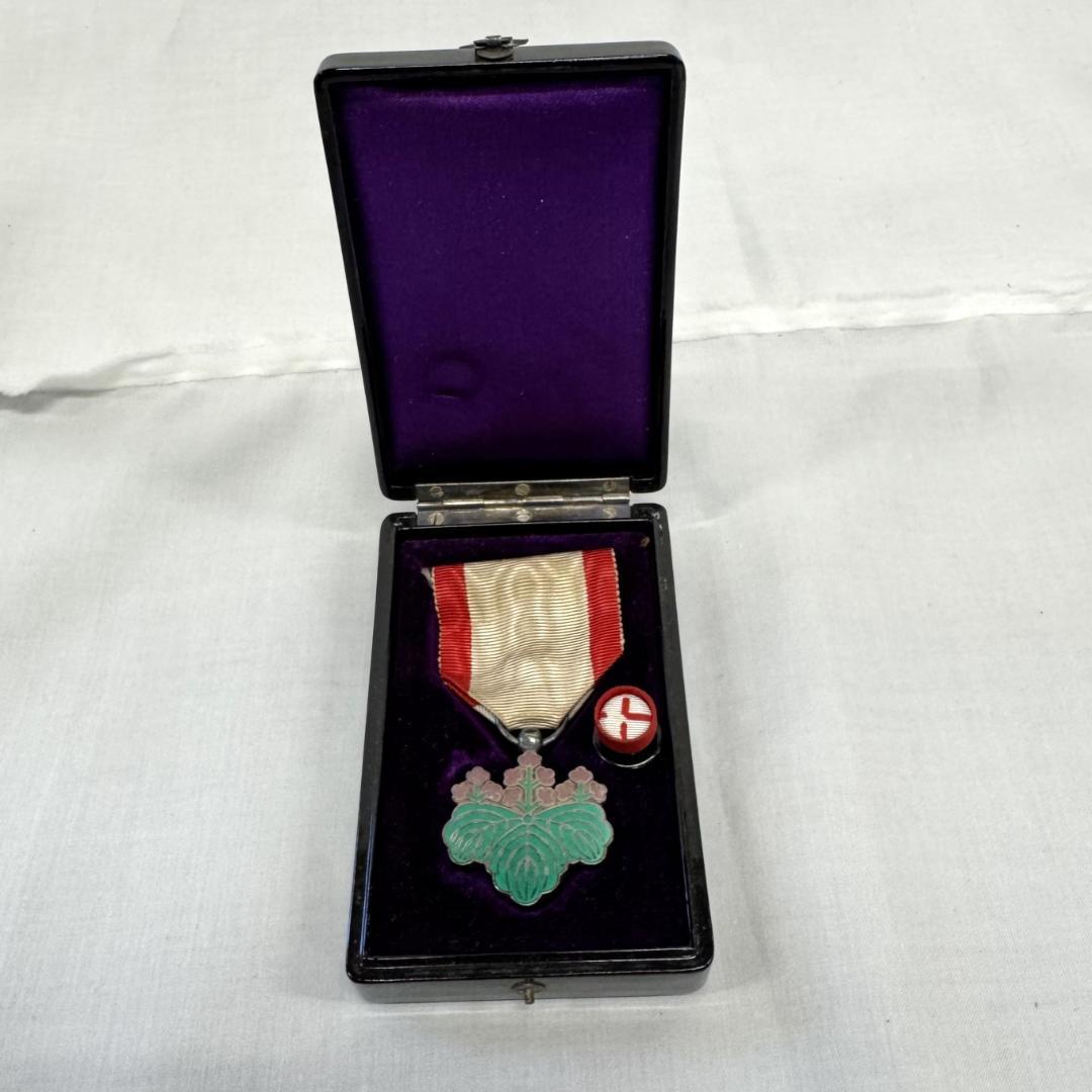 c*2様 勲七等青色桐葉章 勲八等瑞宝章 日本軍 勲章 大日本帝国 旧日本軍 ア