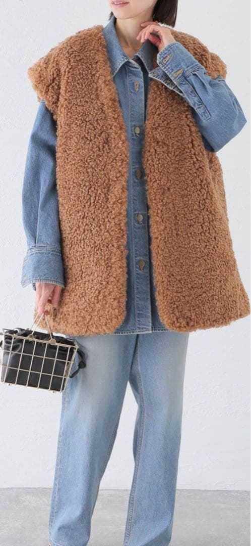 JOURNAL STANDARD L'ESSAGE シープエコファーベスト