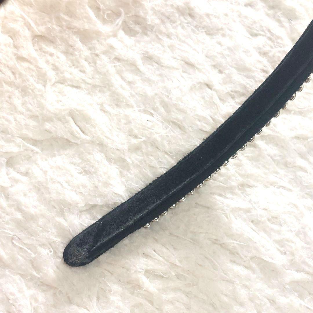 美品 acca 3連 スワロフスキー ラインストーン カチューシャ シルバー黒