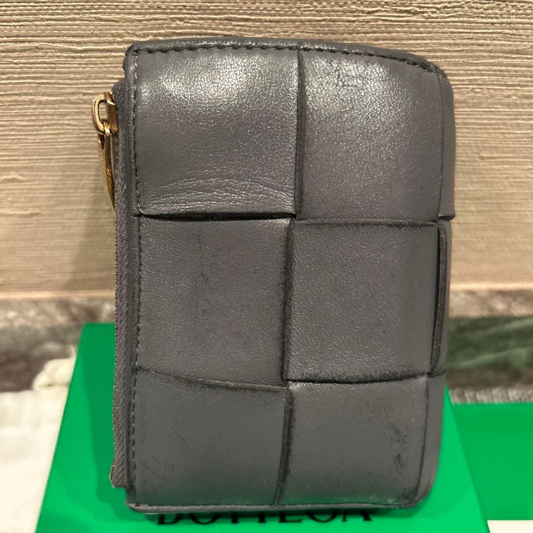 BOTTEGA VENETA グレー 二つ折り財布
