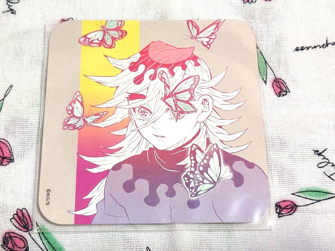 鬼滅の刃 ジャンプショップ限定 木製カレンダー イラストシート コースター 童磨