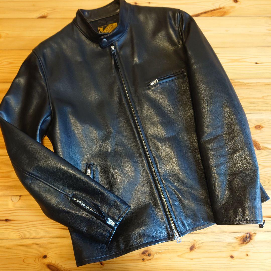 【美品】 Y'2 LEATHER　 SINGLE RIDERS　黒　サイズ42
