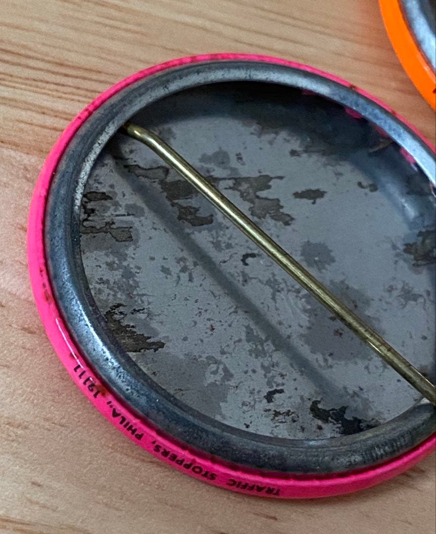 60's 70's ヴィンテージ vintage SHIT スマイリー 缶バッジ