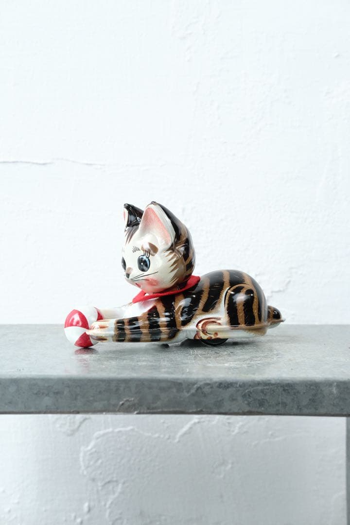 ブリキ 猫 ゼンマイ