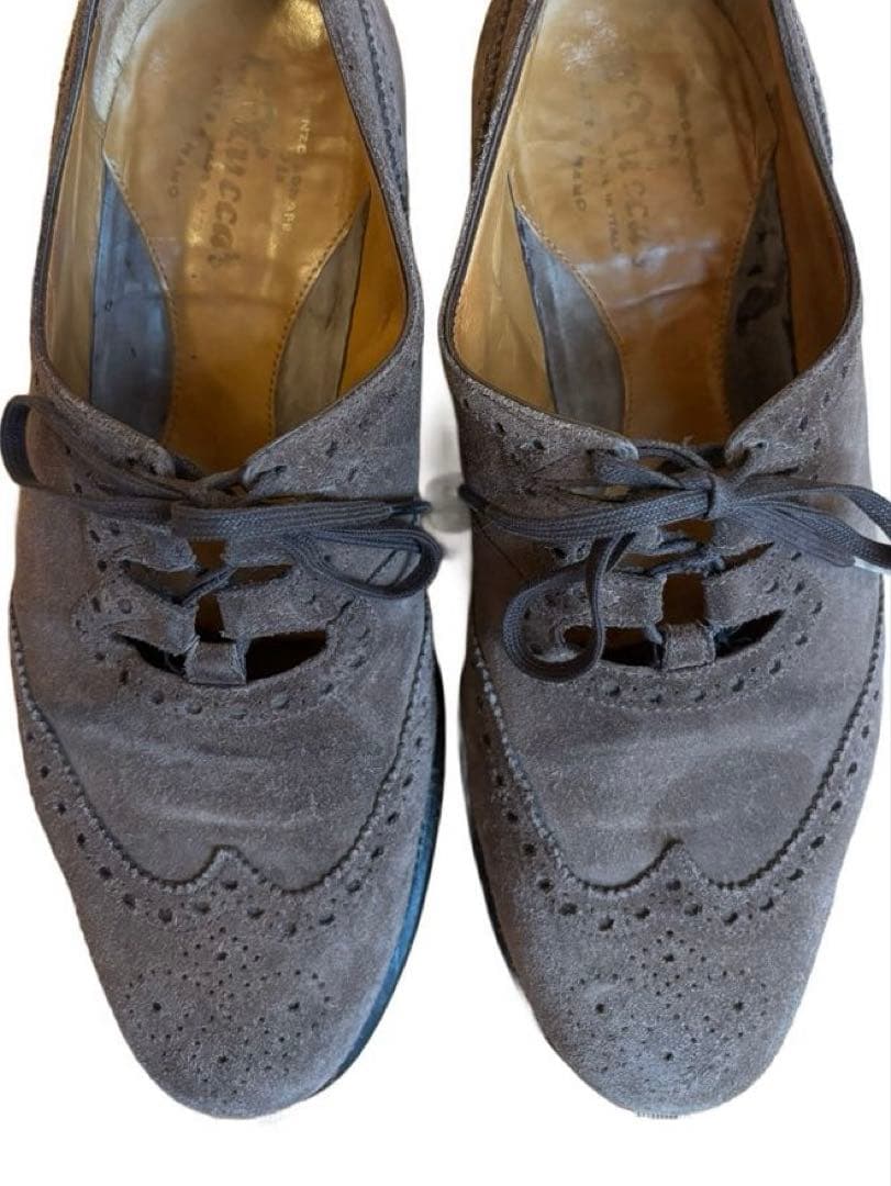 Le Yucca’s レユッカス　スウェード　ギリーシューズ