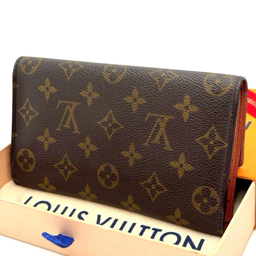 【極美品】ルイヴィトン　モノグラム　インターナショナル　長財布　折り財布