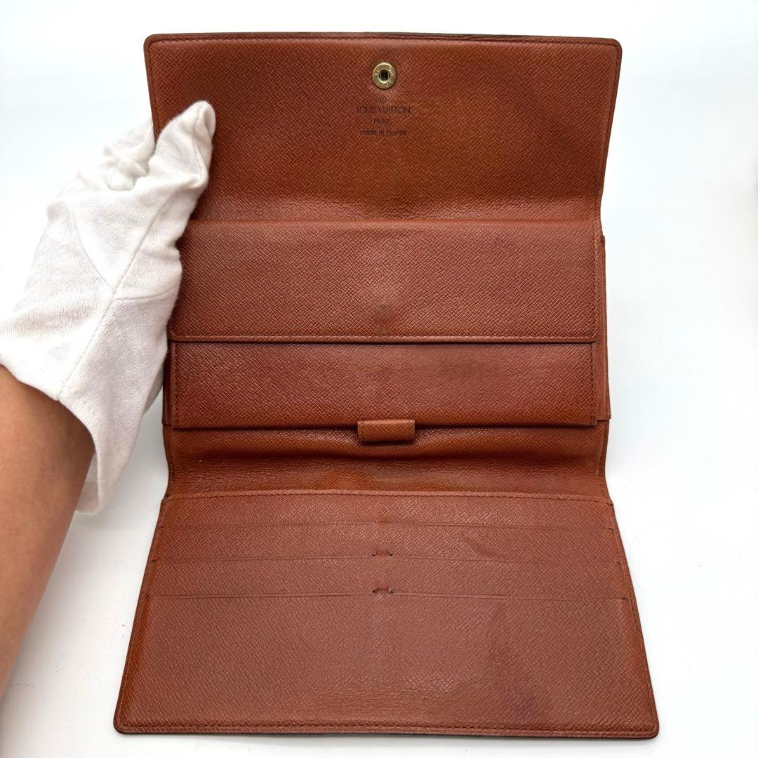 【極美品】ルイヴィトン　モノグラム　インターナショナル　長財布　折り財布