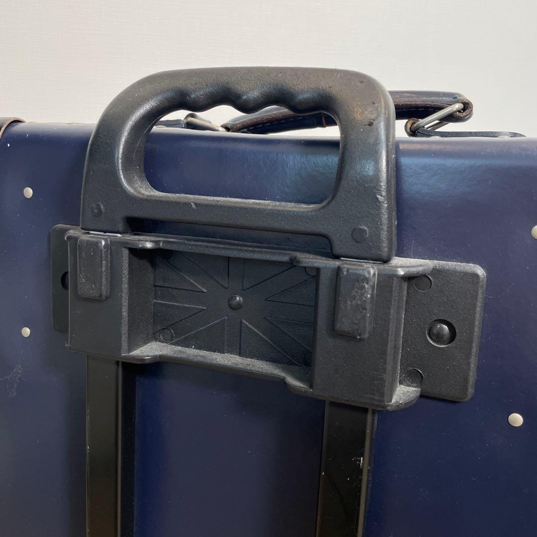 GLOBE TROTTER グローブトロッター スーツケース ネイビー 二輪