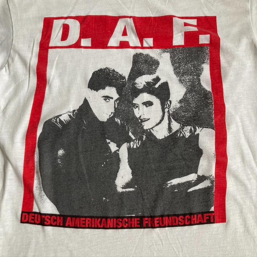 90s DAF ダフ ビンテージバンドTシャツ テクノ エイフェックスツイン