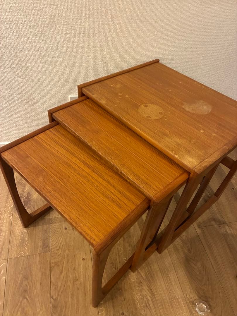 G-PLAN Quadrille ネストテーブル ヴィンテージ チーク