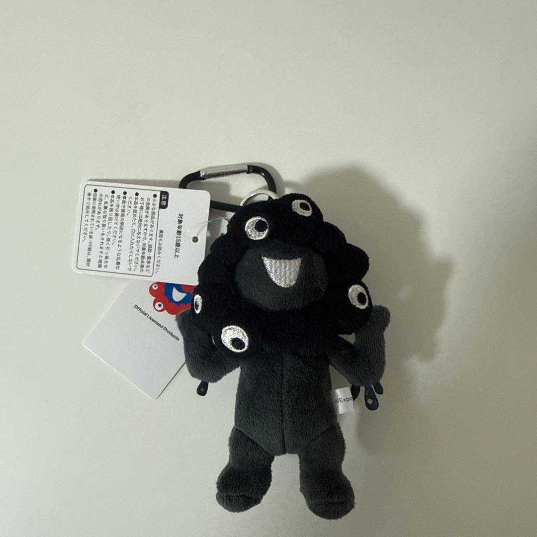 大阪万博　黒ミャクミャク　ぬいぐるみチャーム