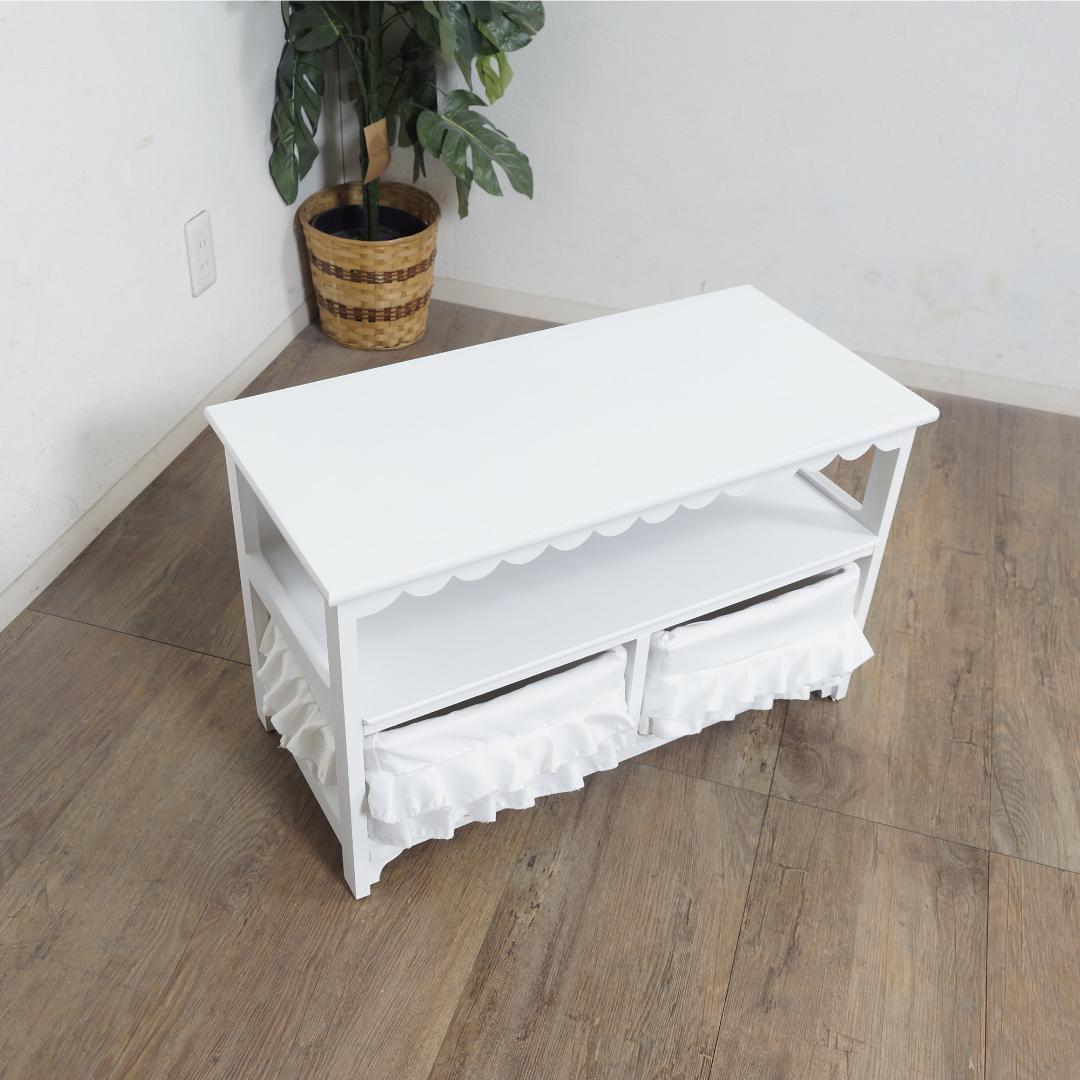 【新品・未使用】　　テレビボード　テレビ台　幅　70　バスケット２個　完成品