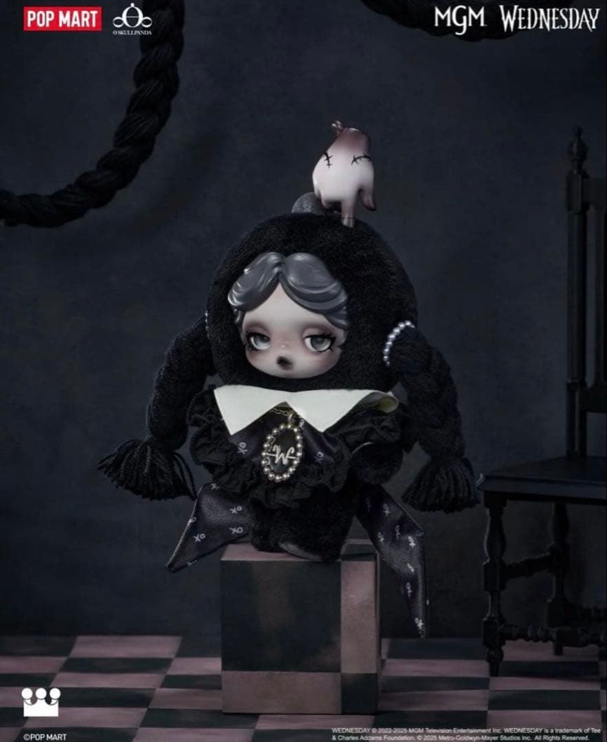 【NY限定】SKULLPANDA WEDNESDAY スカルパンダ ウェンズデー