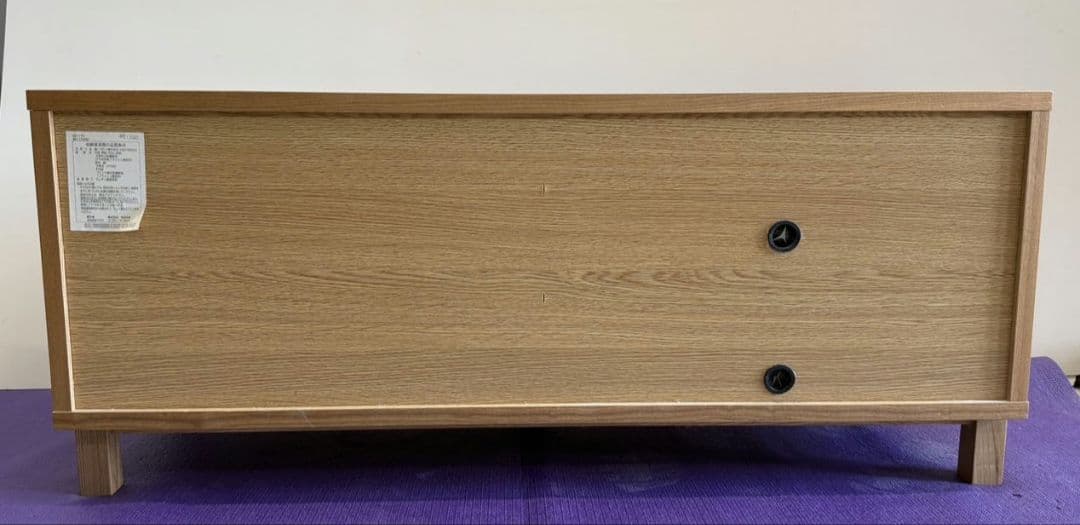 toko 廃盤品 無印良品 テレビボード 110cm タモ材 SE11TV