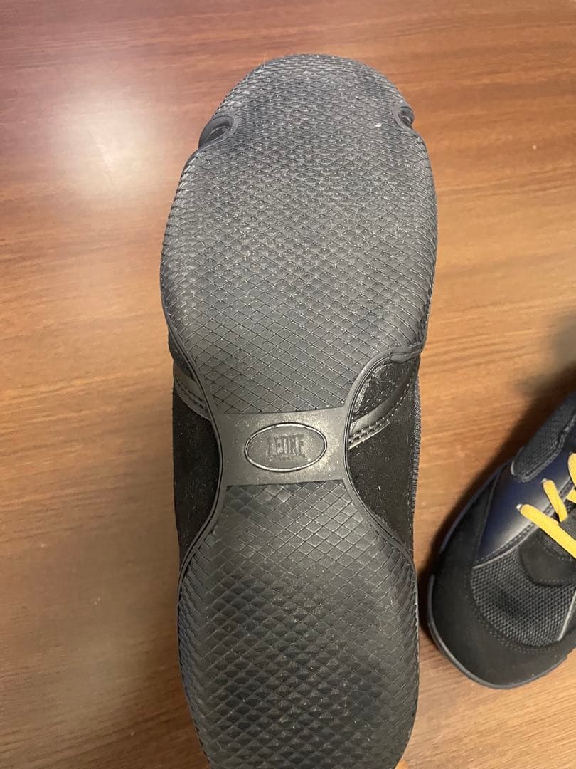 LEONE 1947 ボクシングシューズ ブラック/ゴールド