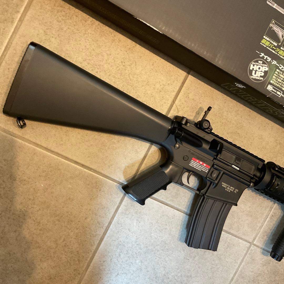 美品93m/s東京マルイ純正電動ガンナイツM4SR-16＋300連MGメンテ済