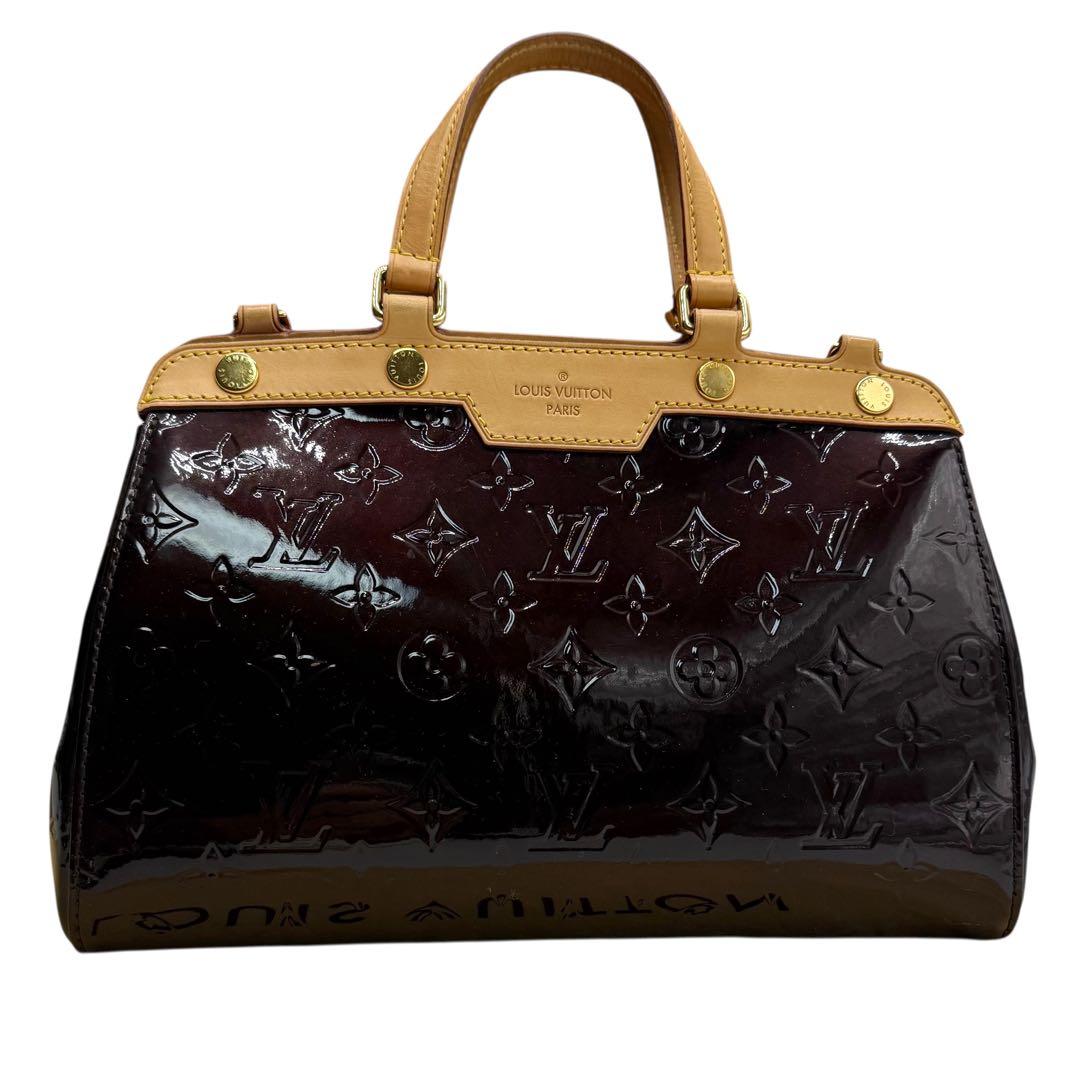 6128 美品 ルイヴィトン ヴェルニ ブレアMM M91619 アマラント