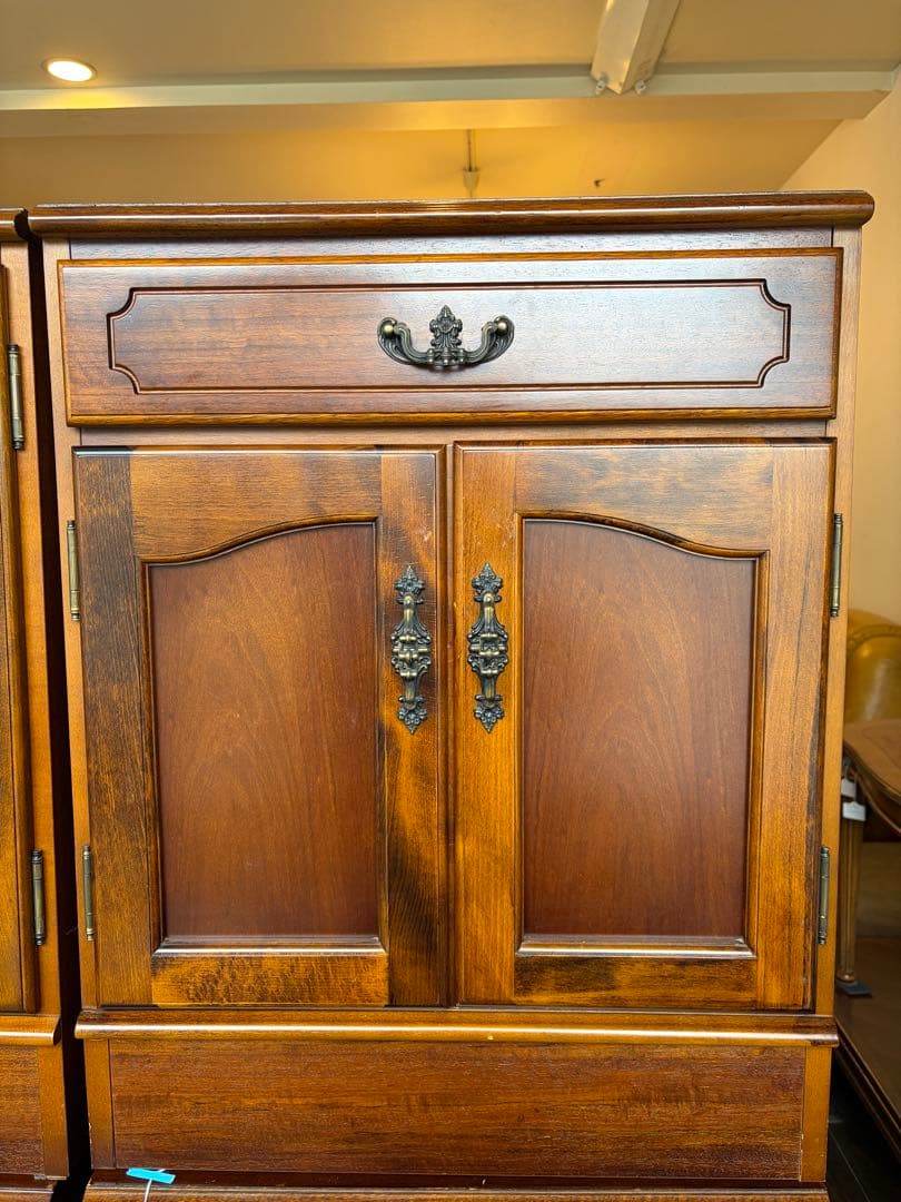 カリモク karimoku 木製 キャビネット 飾り棚 食器棚 アンティーク