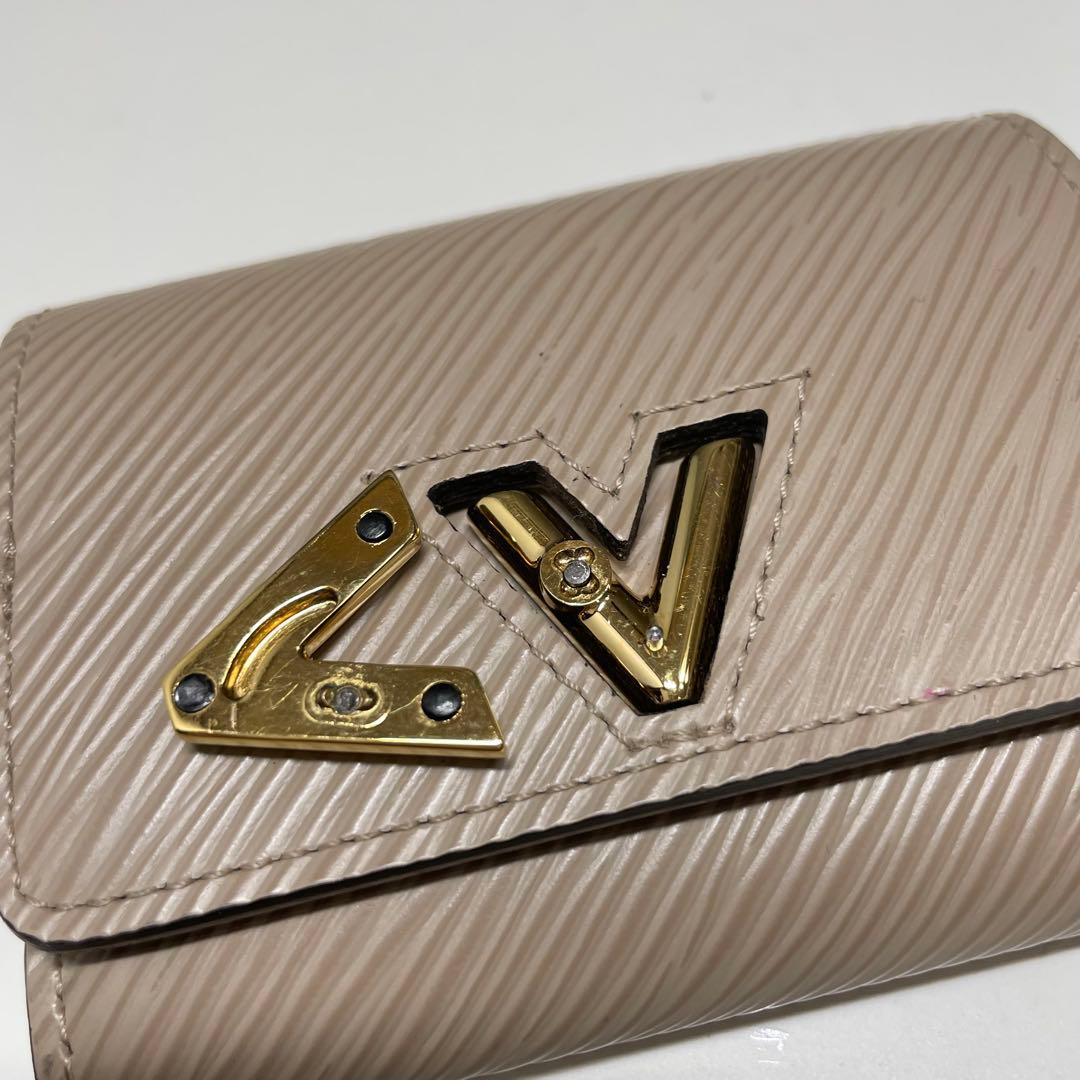 ブ*休様 訳あり　LOUIS VUITTON ポルトフォイユ・ツイスト ベージュ