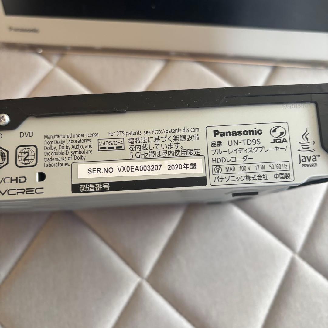 Panasonic　UN-TD9S UN-15CTD9 2020年製