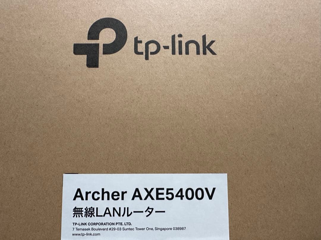 TP-Link WiFi ルーター 無線ルーター WiFi6E AXE5400V