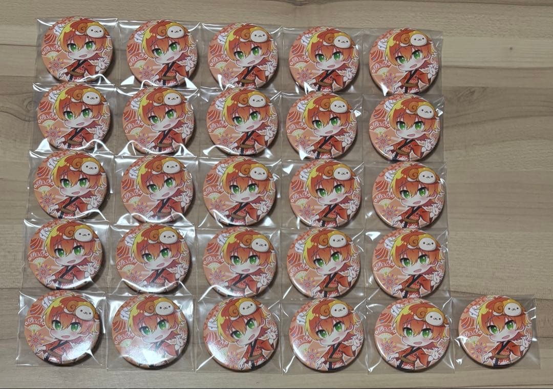 すとぷり ジェル 2021 Summer 缶バッジ デフォ 25個