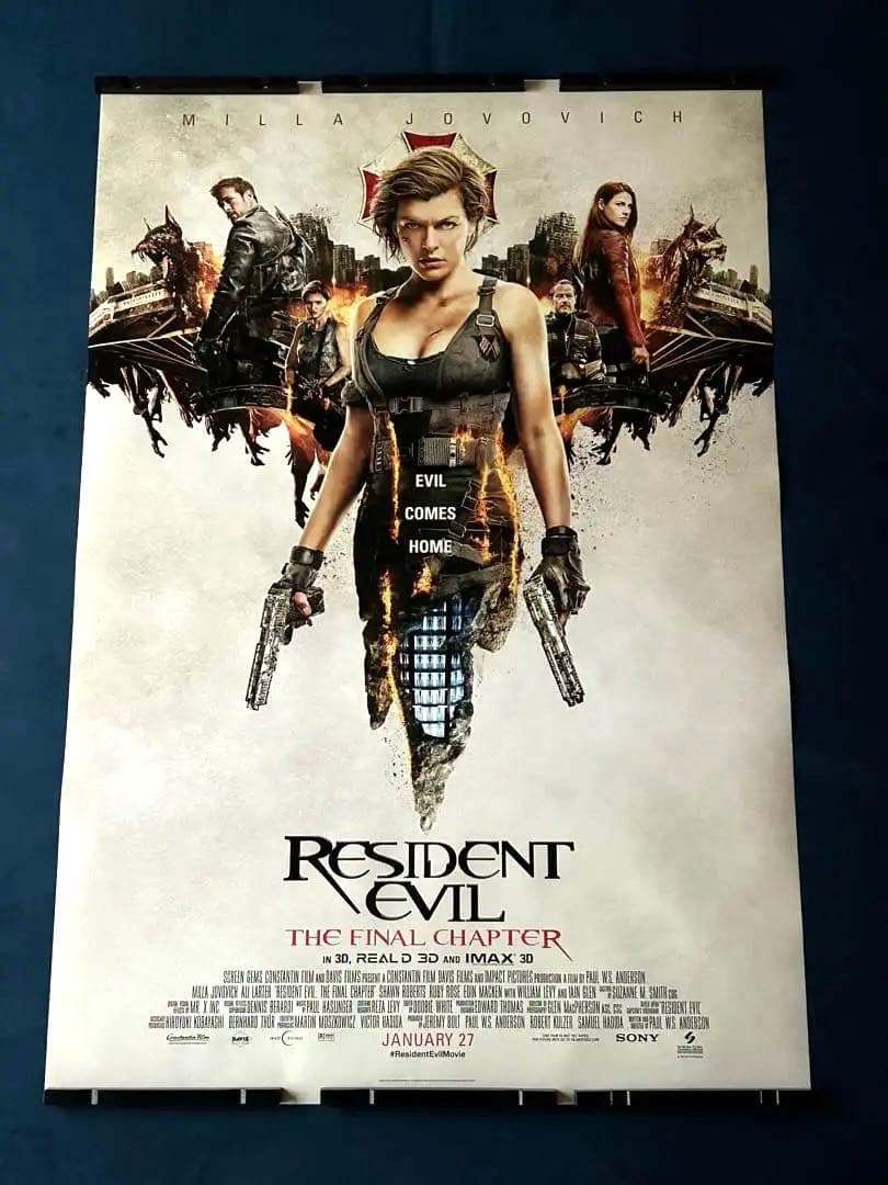 バイオハザード　ザ・ファイナル　USオリジナル映画ポスター