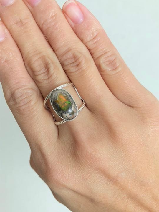 特大オパールリング