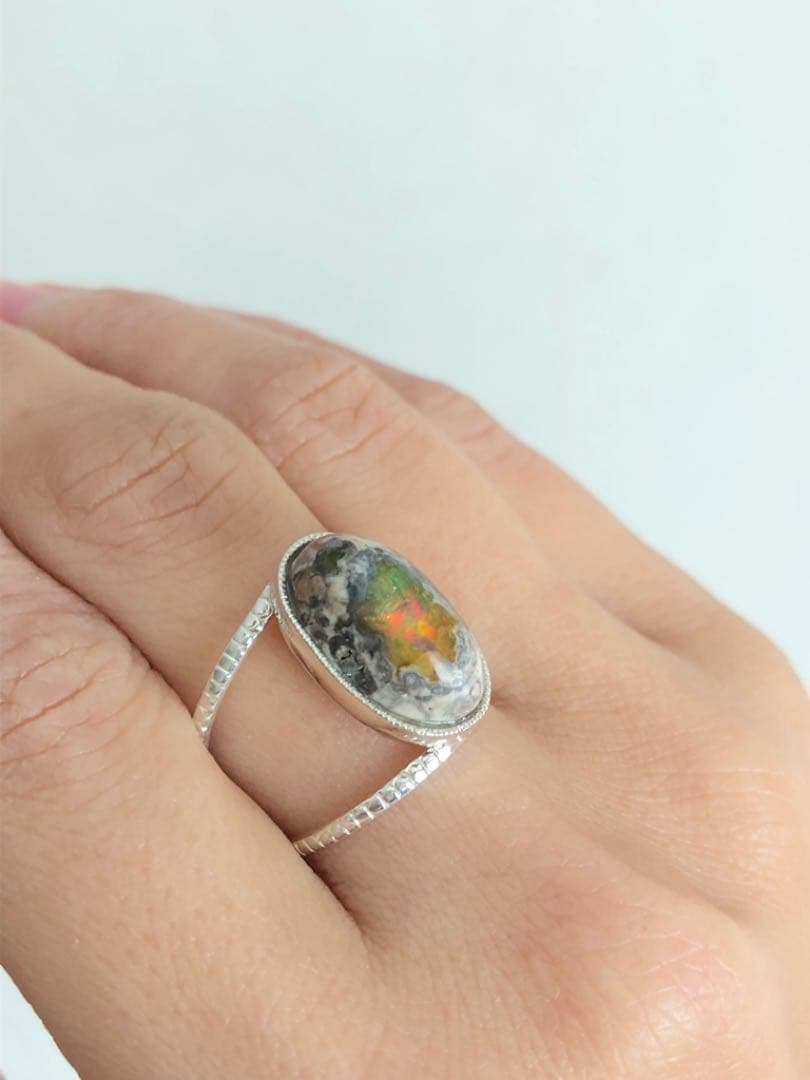 特大オパールリング