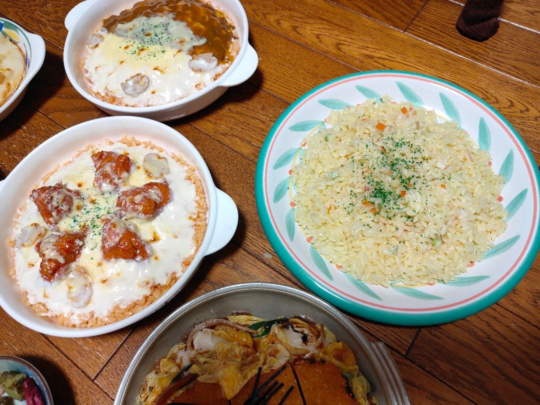 食品サンプル サンプル リアルサイズ ピラフ カツとじ ドリア グラタン 見本