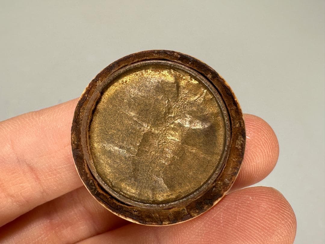 茶道具　白磁　暗刻花卉文小壺　茶入　茶壺　中国　唐物