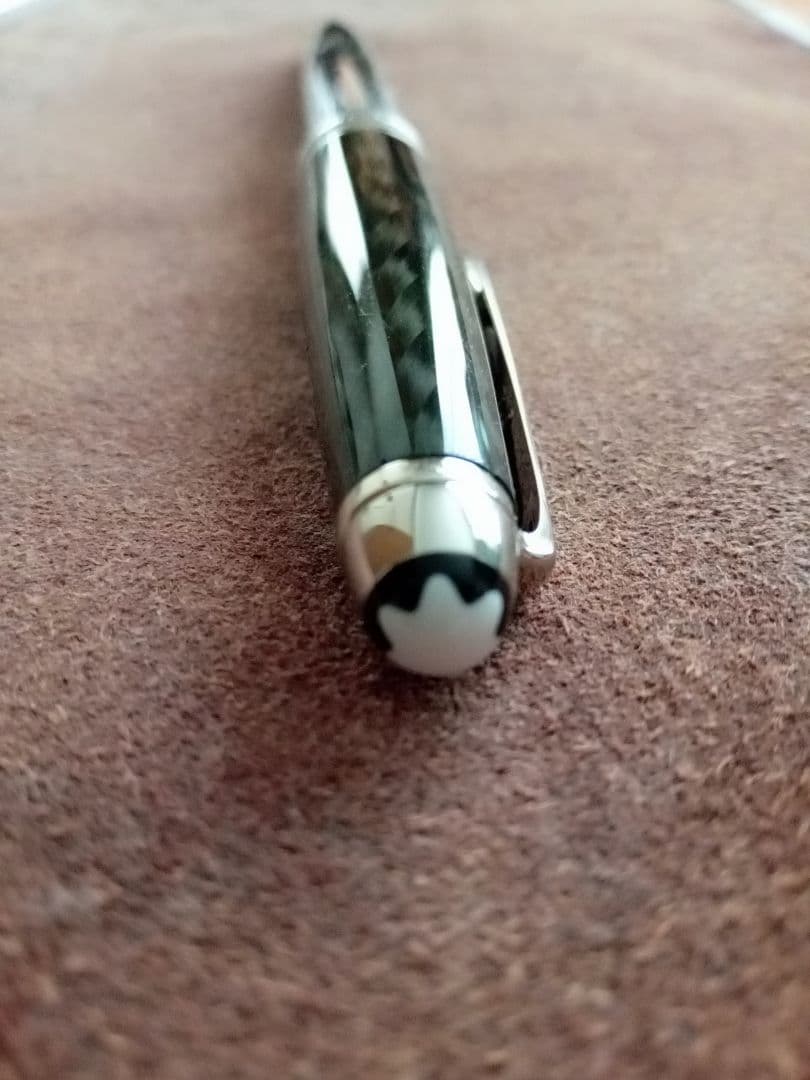 モンブラン ボールペン #164 カーボンスティール クラシック